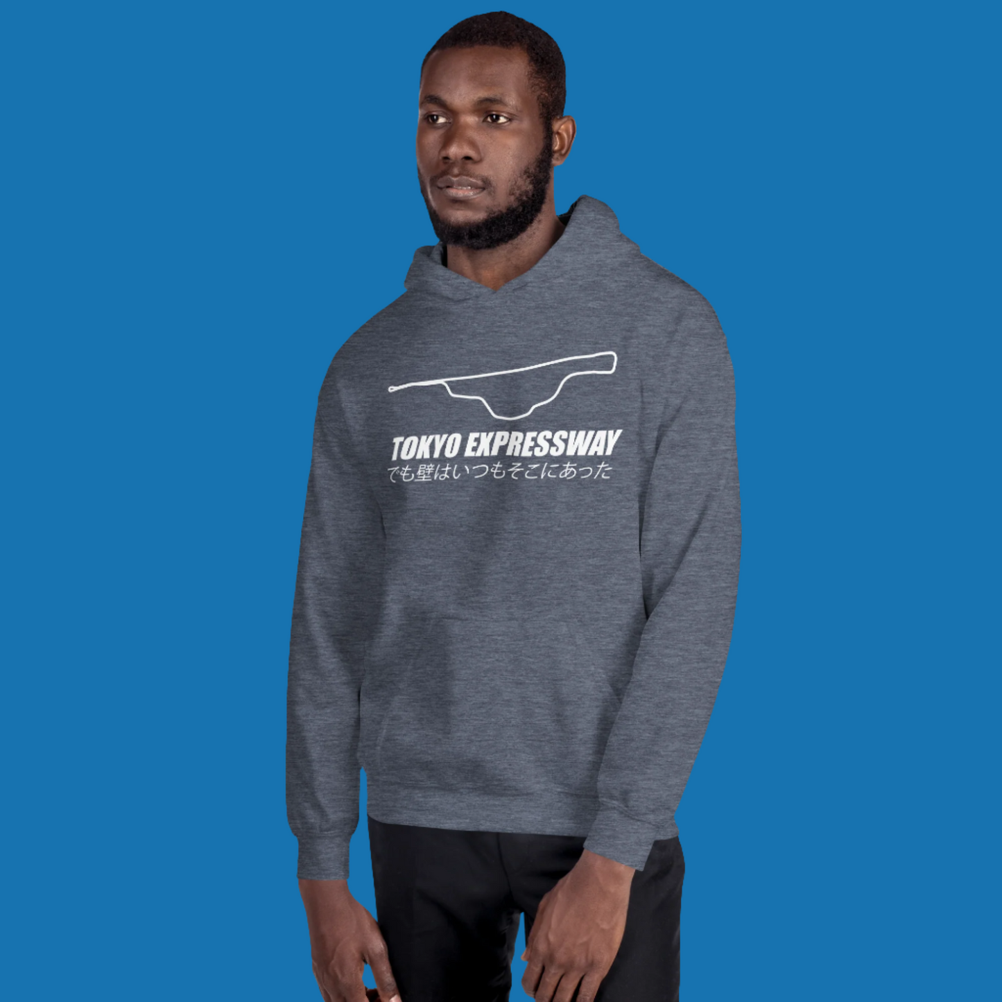 Grey Tokyo Expressway Custom Hoodie