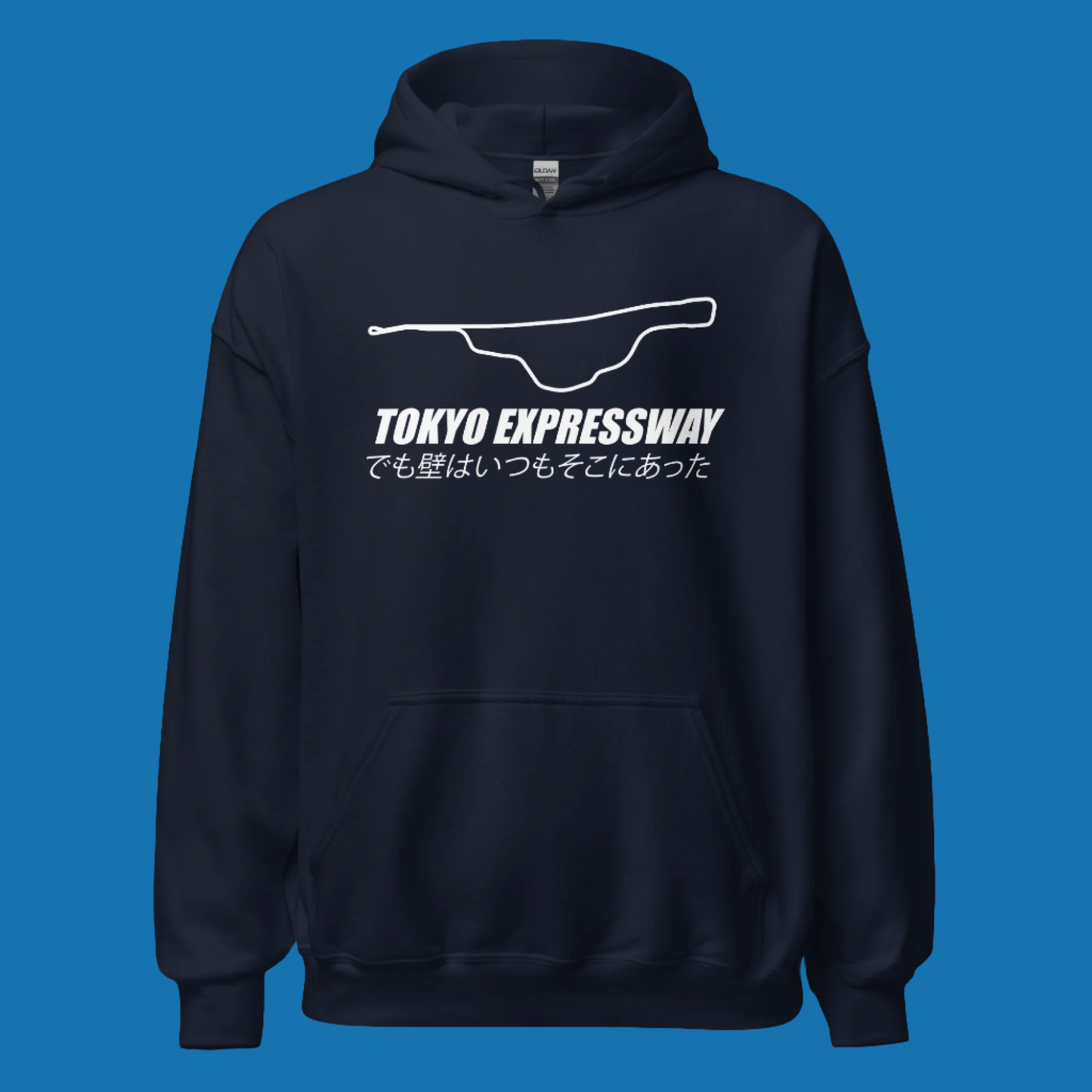 Navy Tokyo Expressway Custom Hoodie